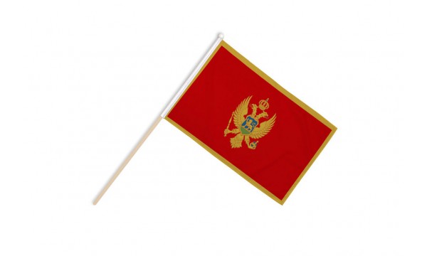 Montenegro Hand Flags